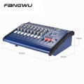 Лучшая цена 8-канальный USB-усилитель для караоке 802D Pmx Power Mixer